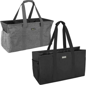 BALEINE Utility Tote Bag with Frame (22"×12"×10")  Large Utility Tote Bag (9 Gallon)