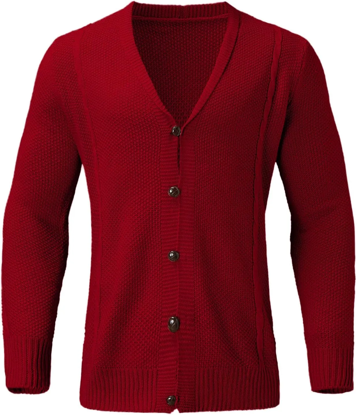 Cardigan Men, Men's Fake 2 Piece Shirt Collar Knitted Cardigan, Mens Long Sleeve Button Slim Fit Cardigan Sweaters