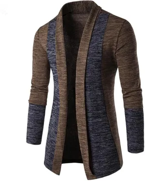 Cardigan Men, Men's Lightweight Cardigan Sweater Single-Breasted V-Neck Long Sleeve Fall Winter Knitted Cardigans