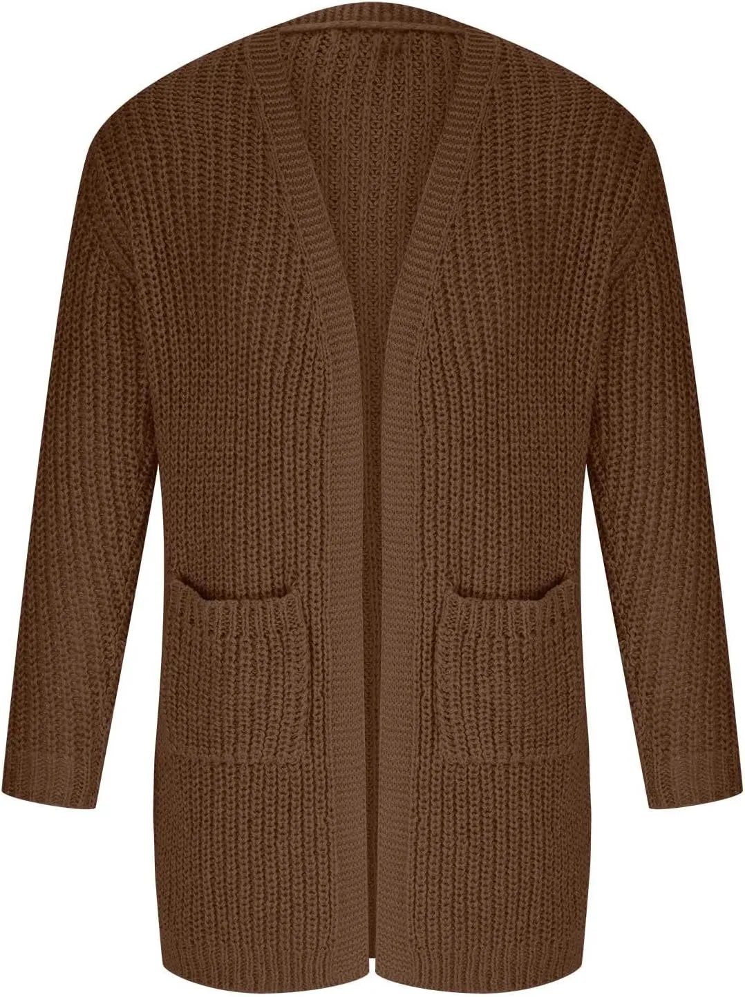 Cardigan Sweaters for Men,Fashion Solid Chunky Knit Wool Blends Button Down Knitted Cardigans Sweater Fall Winter Coat