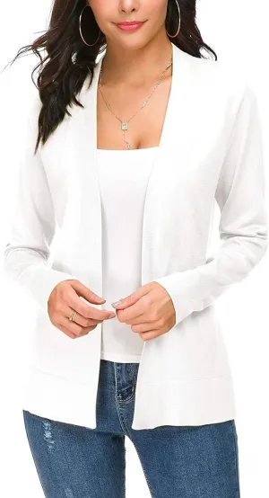 Cardigan Sweaters for Women Casual Long Sleeve Open Front Knit Oversized Sweater Cardigans Soft Cover Up Outerwear