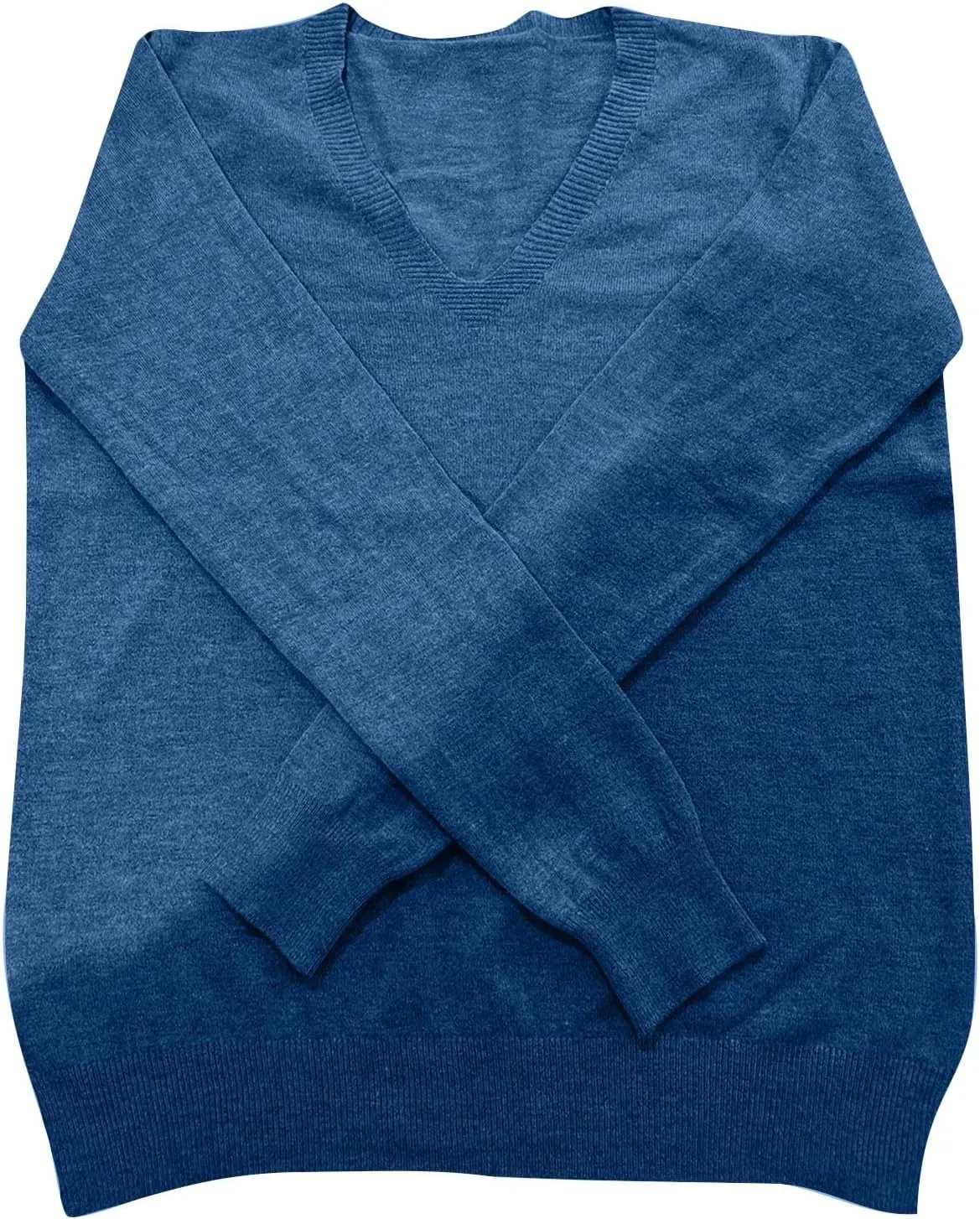 Cashmere Sweaters for Women Long Sleeve V Neck Soft Warm Pullover Tops Casual Lightweight Wool Knit Sweater