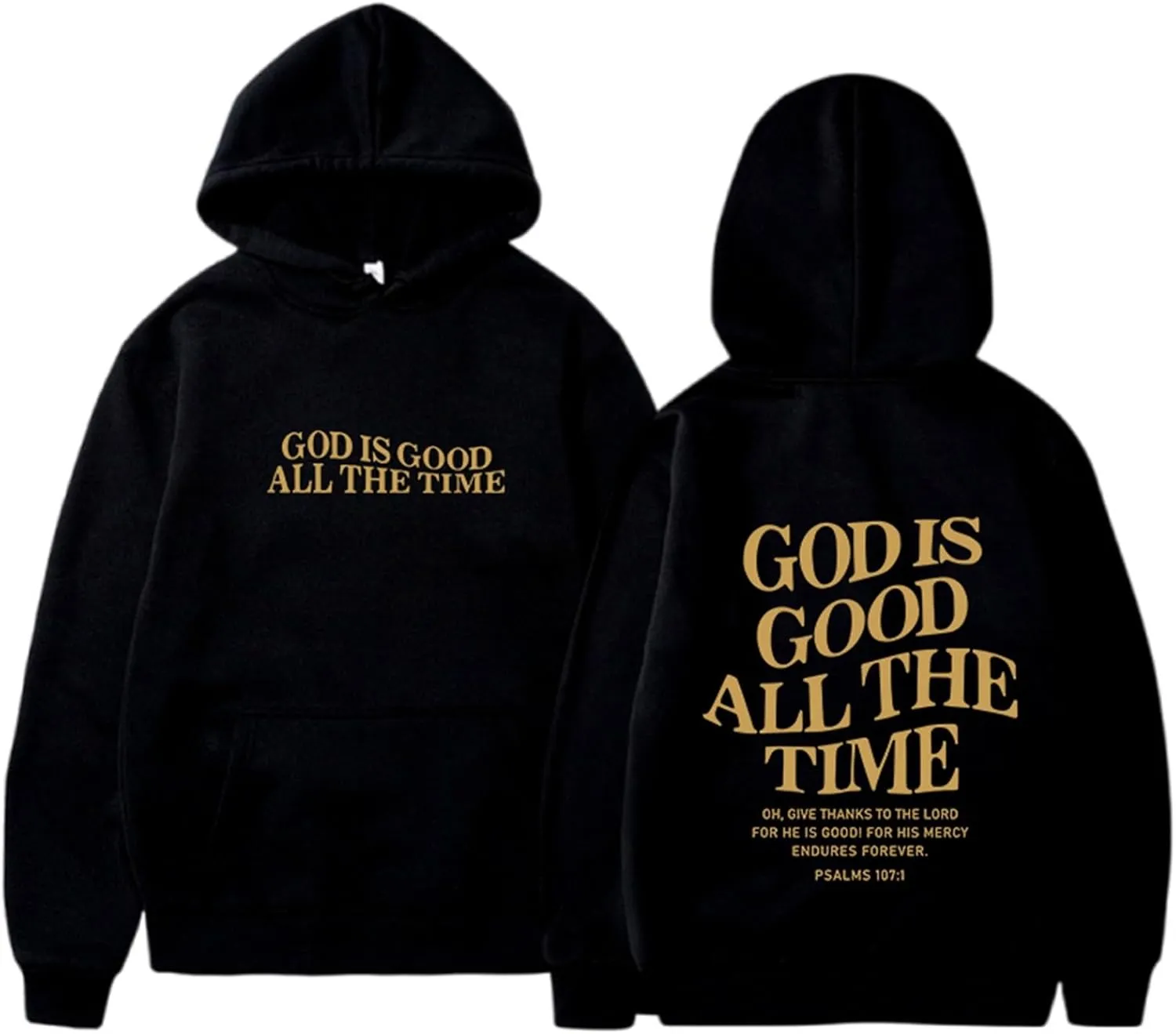 Christian Sweatshirts for Women God is Good All The Time Hoodies Long Sleeve Oversized Hoodies Jesus Sweatshirts