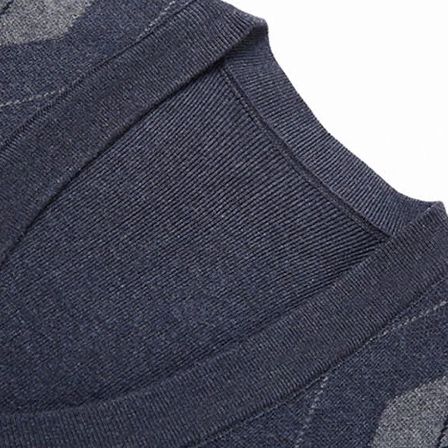Chunky Knit Sweaters for Men Sleeveless V Neck Knit Jumper Pullover Soft Casual Fall Fashion Pullover Top