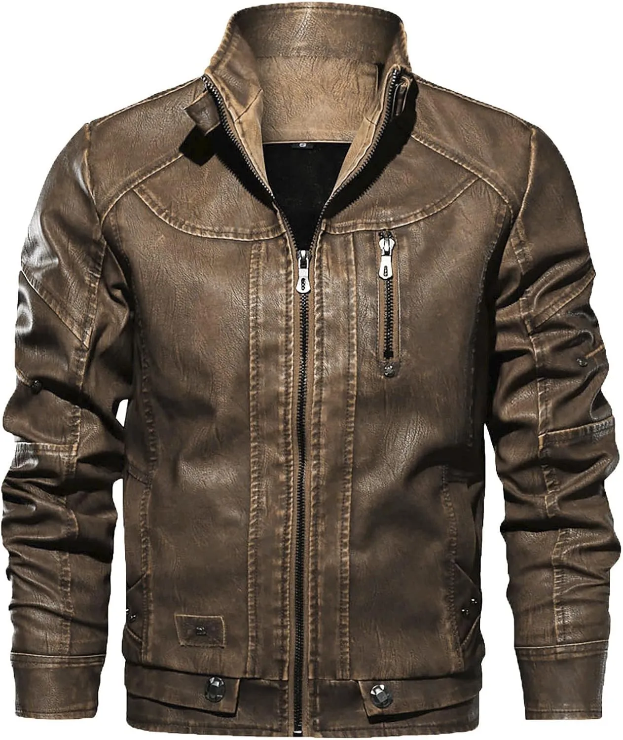 DuDubaby Snowboard Jacket Men Full Zip Jacket Men Casual Winter Warm Top Blouse Thickening Coat Outwear Top Blouse Jacket
