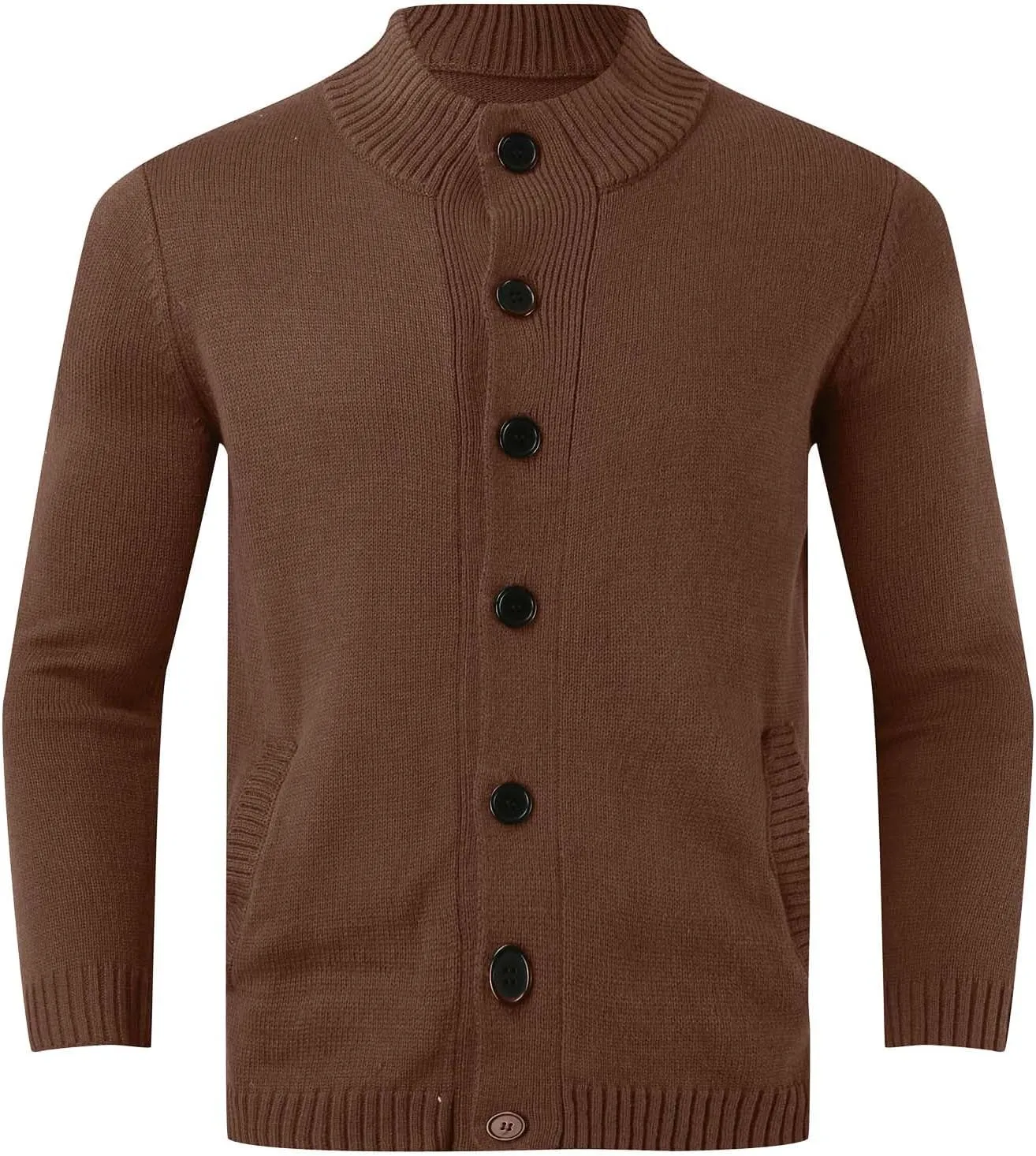 Fall Cardigan Sweaters for Men 2024, Button Down Long Sleeve Knitted Loose Fit Top Autumn Warm Workout Sportswear