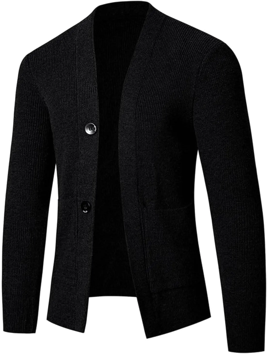 Fall Cardigan Sweaters for Men 2024, Button Down Long Sleeve Knitted Loose Fit Top Autumn Warm Workout Sportswear