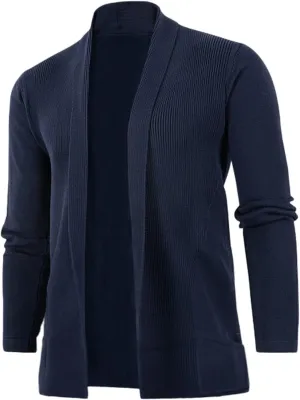 Fall Cardigan Sweaters for Men 2024, Button Down Long Sleeve Knitted Loose Fit Top Autumn Warm Workout Sportswear