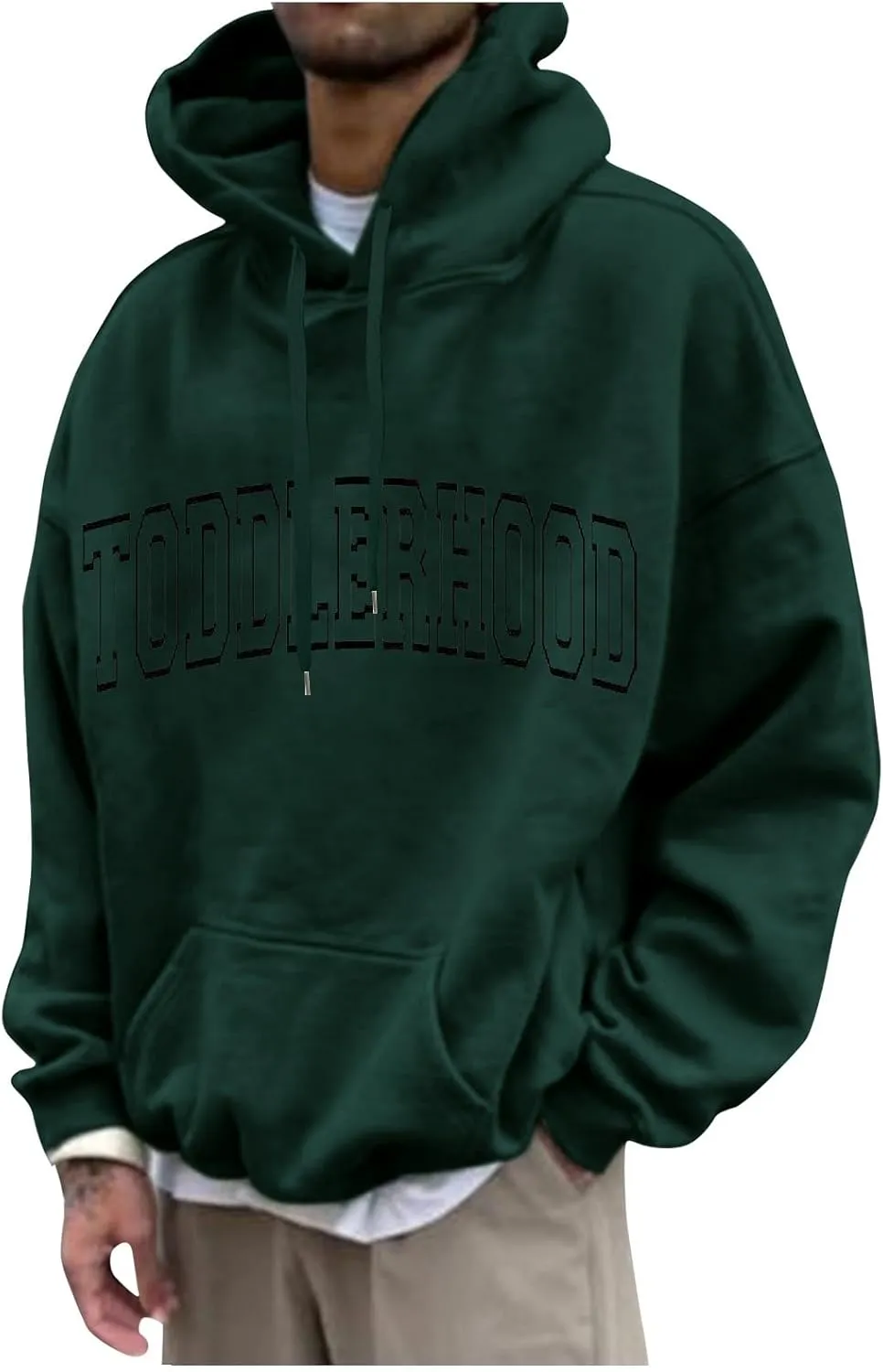 Fashion Hoodies Mens Plus Size Casual Sweatshirts Long Sleeve Printed Outdoor Fall Winter 2024 Sweatshirt