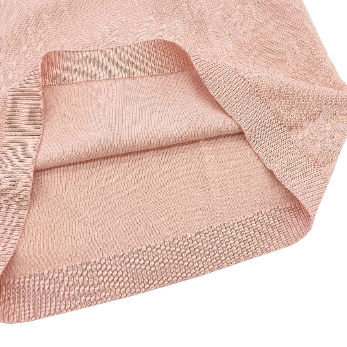 Fendi Pink Long Sleeve Knit Sweater
