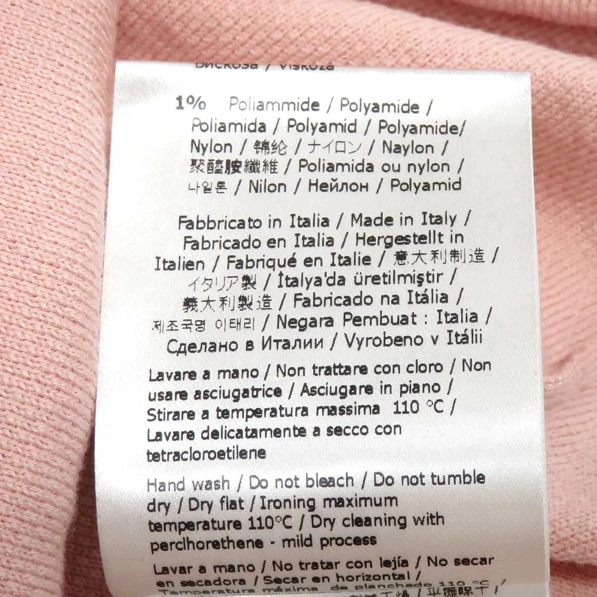 Fendi Pink Long Sleeve Knit Sweater