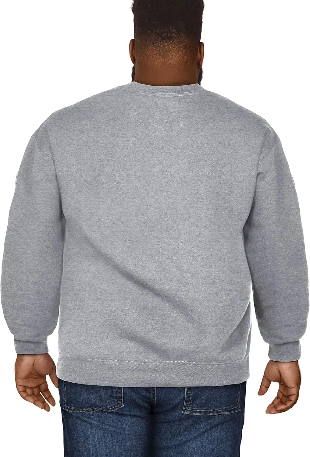 Fruit of the Loom Men's Big and Tall Fleece Crewneck Sweatshirts