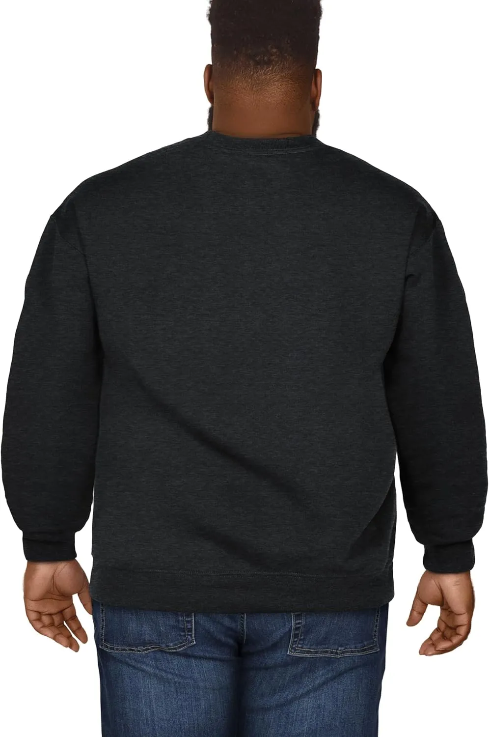 Fruit of the Loom Men's Big and Tall Fleece Crewneck Sweatshirts