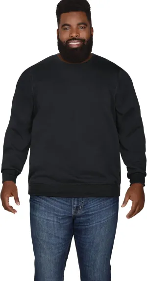 Fruit of the Loom Men's Big and Tall Fleece Crewneck Sweatshirts