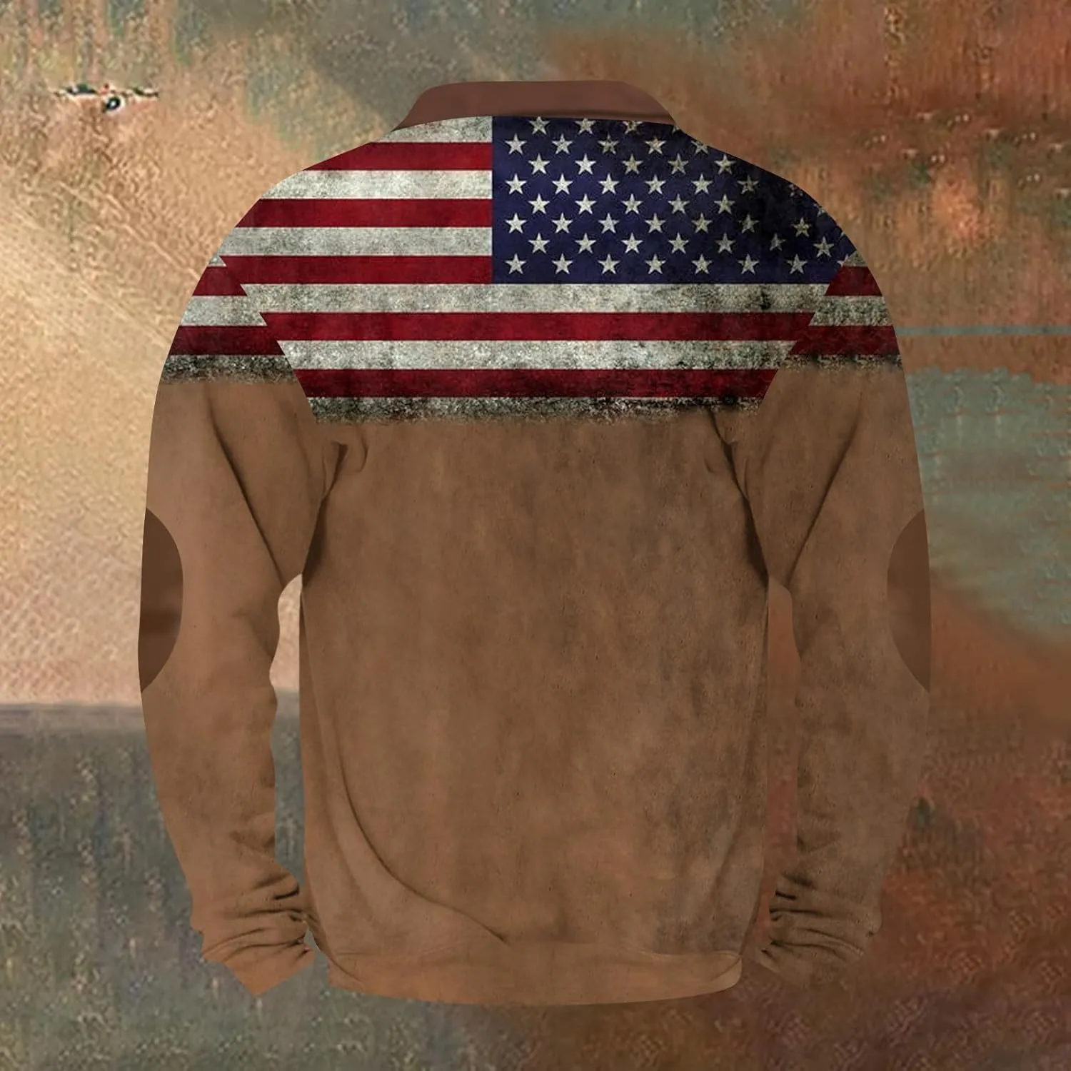 Fuck You Qr Code Sweater Mens Funny St Patricks Day Sweatshirt Polo Shirts Quarter Zip Sweater With Elbow Patches