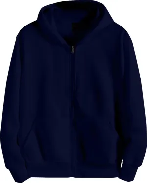 Full Zipper Hoodies For Men, Men'S Lightweight Fashion Lapel Solid Color Long Sleeve Lambswool Casual Hundred Long Coat