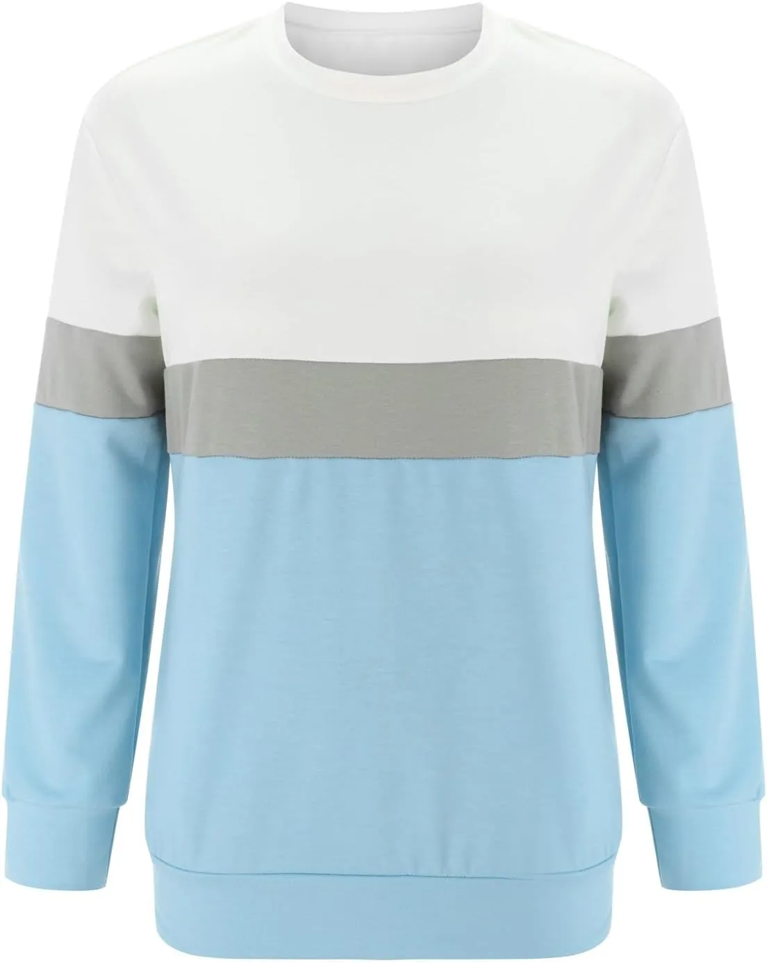 GIERIDUC Crewneck Sweatshirts Women Aztec Ethnic Shirts Women's Black Crew Neck Sweater Colorblock Hoodie Pullover Women