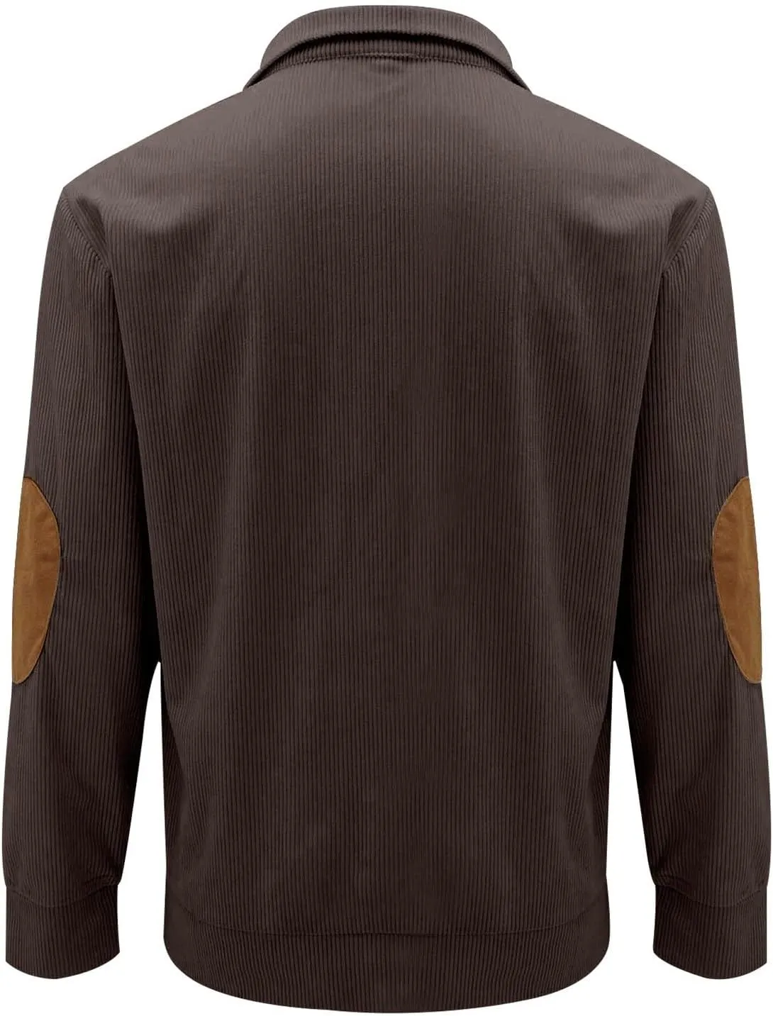 GOFULY Men'S Fashion Hoodies & Sweatshirts Corduroy Henley Pullover Lapel Collar Butto Down Sweaters Stand Collar Shirts