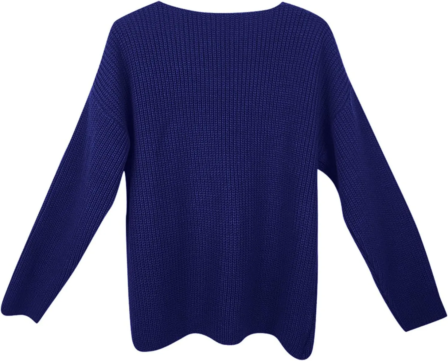 Gumipy Womens V Neck Sweaters Cable Knit Oversized Sweaters Trendy Long Sleeve Tunic Sweaters Soft Chunky Sweater Pullover