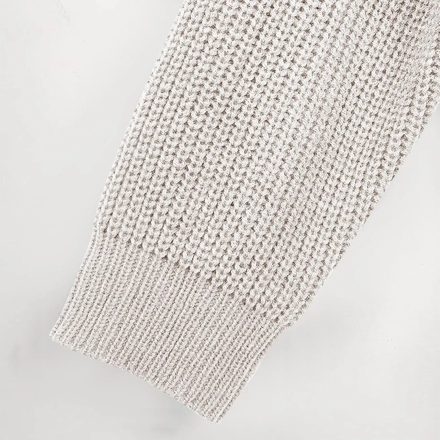 Gumipy Womens V Neck Sweaters Cable Knit Oversized Sweaters Trendy Long Sleeve Tunic Sweaters Soft Chunky Sweater Pullover