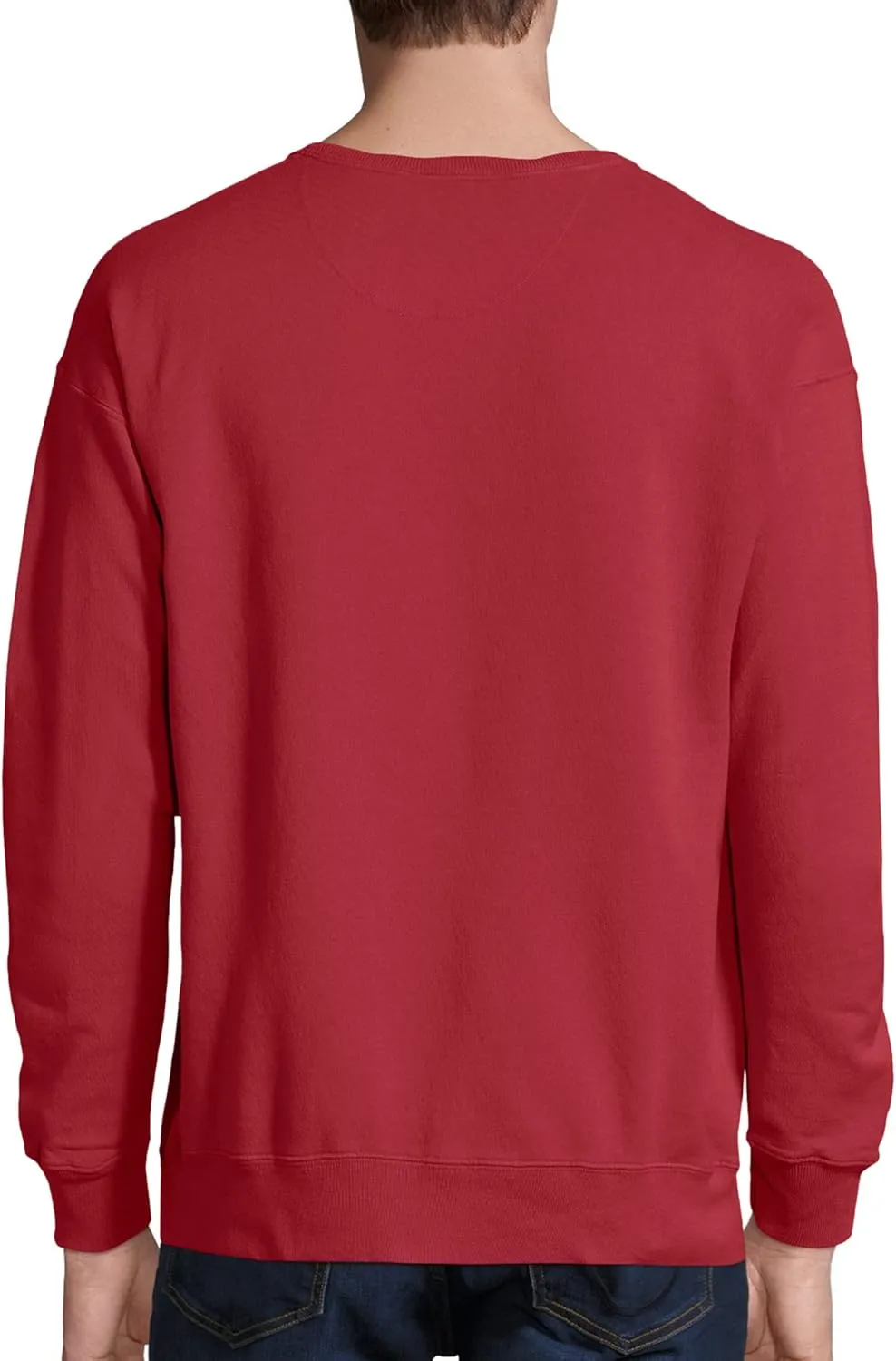 Hanes Originals Fleece, Garment Dyed Pullover, Crewneck Sweatshirts for Men