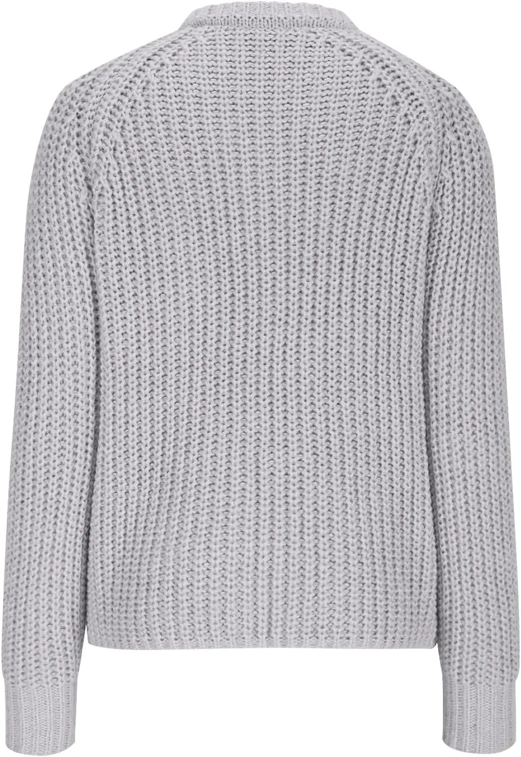 HGps8w Women's Chunky Knit Sweater Cardigans - Elegant Lantern Long Sleeve Loose Button Down Outerwear Coats