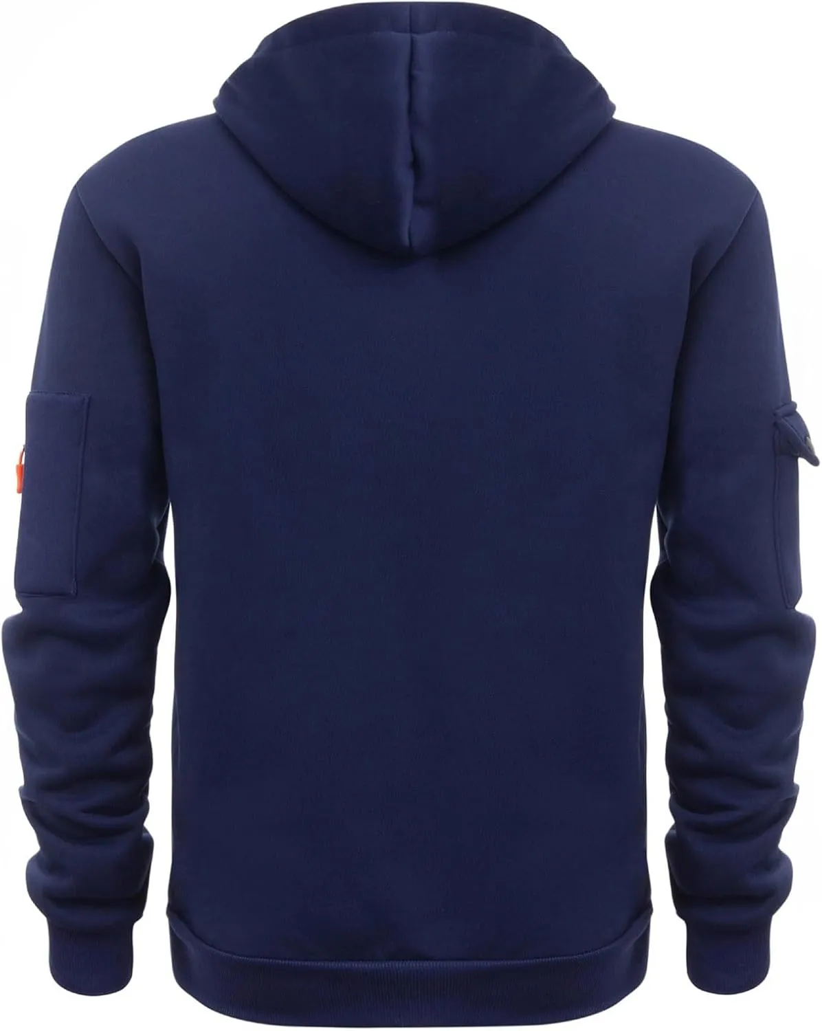 Hoodies for Men Quarter Zip Drawstring Solid Color Long Sleeve Sweatshirts Big and Tall Fashion Casual Pullover