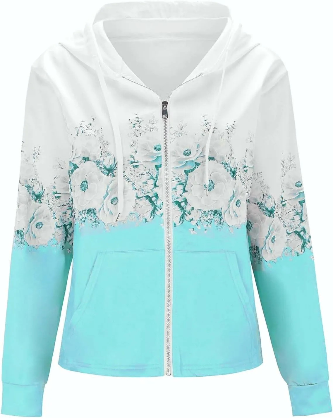 Jackets For Women Hooded Sweatshirt Long Sleeve Drawstring Sweatshirt Loose Sweatshirt With Pockets Hoodie For Women