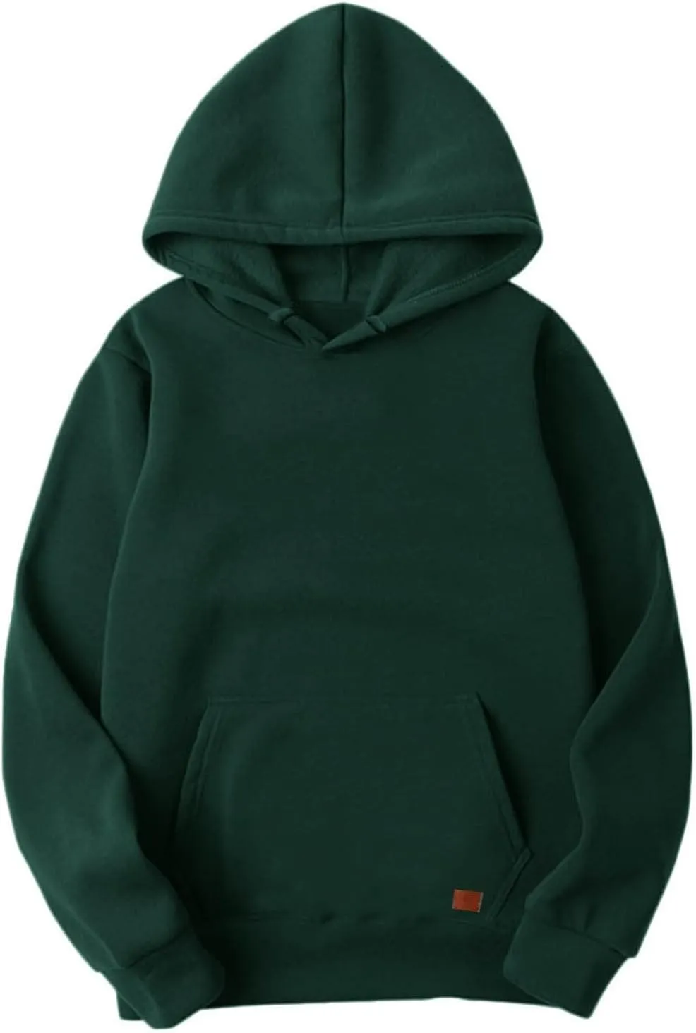LCMTWX Hoodies for Guys Winter Casual Loose Solid Hooded Sweater Top With Zip Pockets With Zip Pockets With Zip