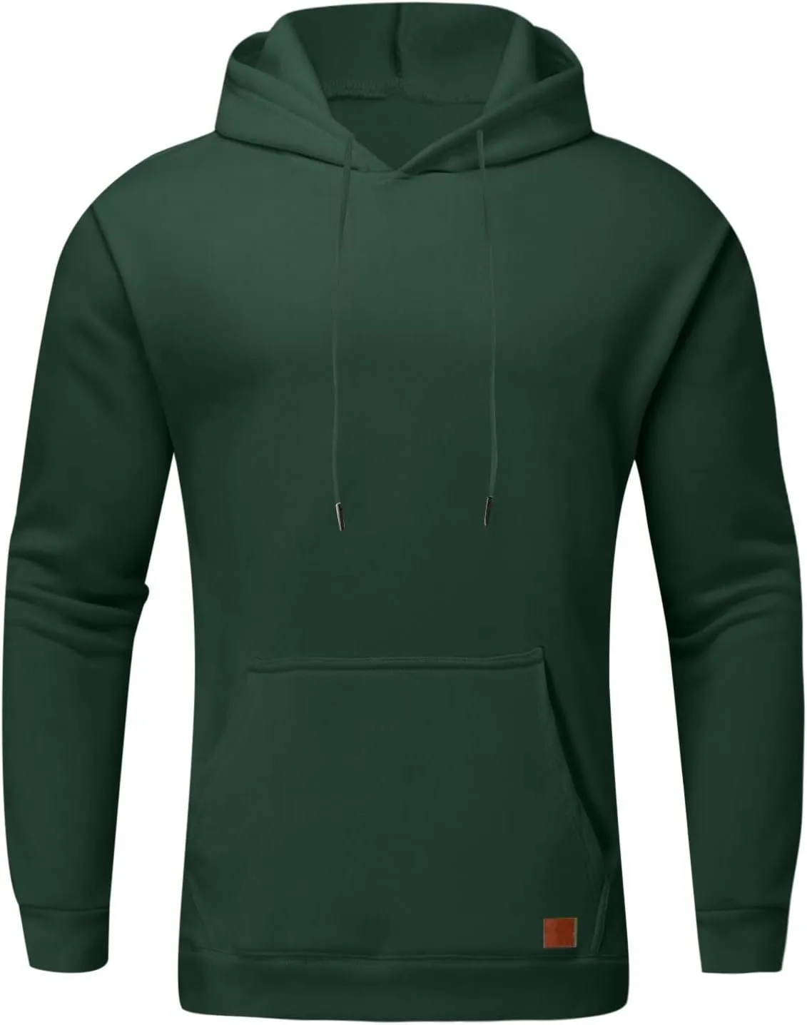 LCMTWX Hoodies for Guys Winter Casual Loose Solid Hooded Sweater Top With Zip Pockets With Zip Pockets With Zip