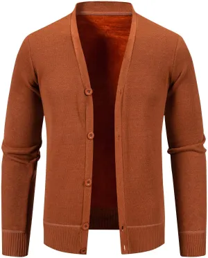 Lightweight Cardigans for Men Casual Knit Sweater Button Down Open Front Cardigan Plus Size Cardigan Sweater