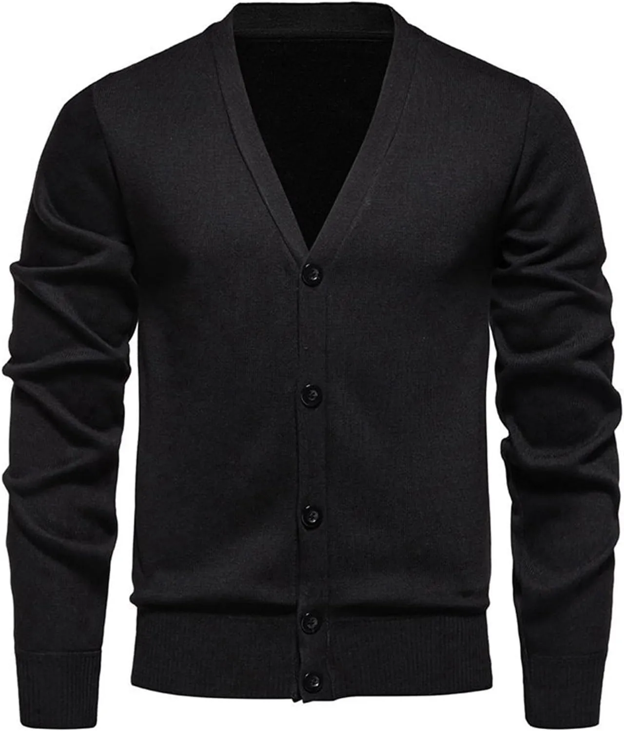 Lightweight Cardigans for Men Casual Knit Sweater Button Down Open Front Cardigan Plus Size Cardigan Sweater