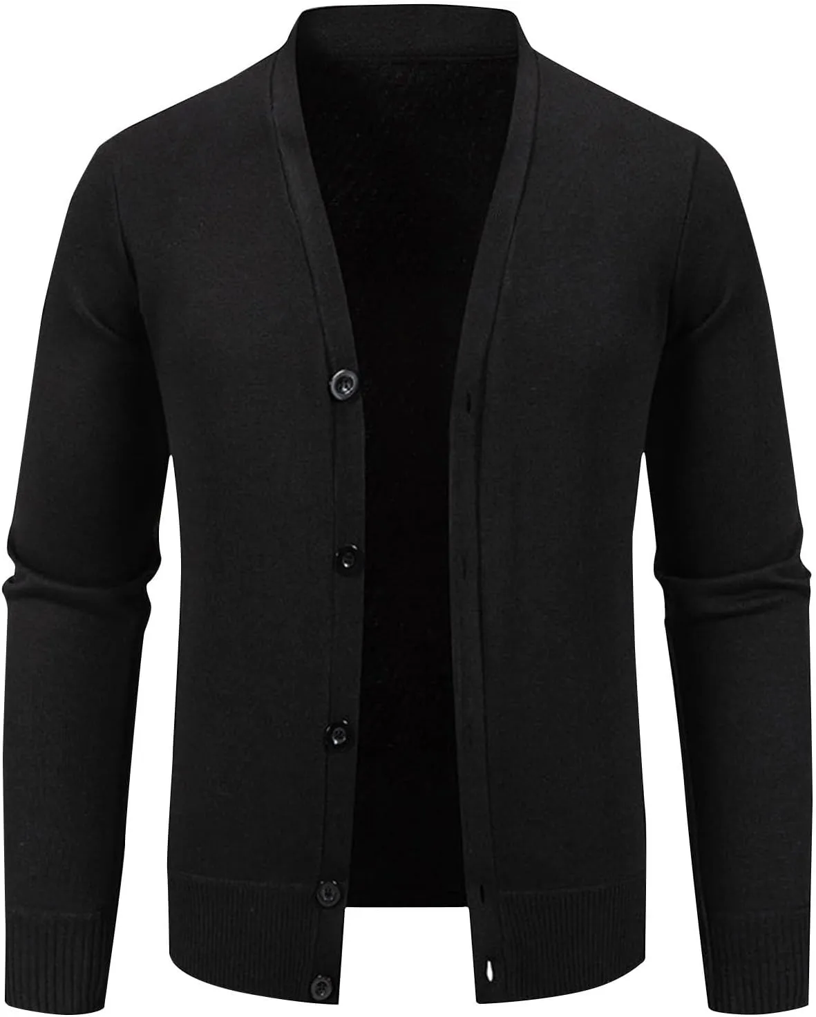 Lightweight Cardigans for Men Casual Knit Sweater Button Down Open Front Cardigan Plus Size Cardigan Sweater