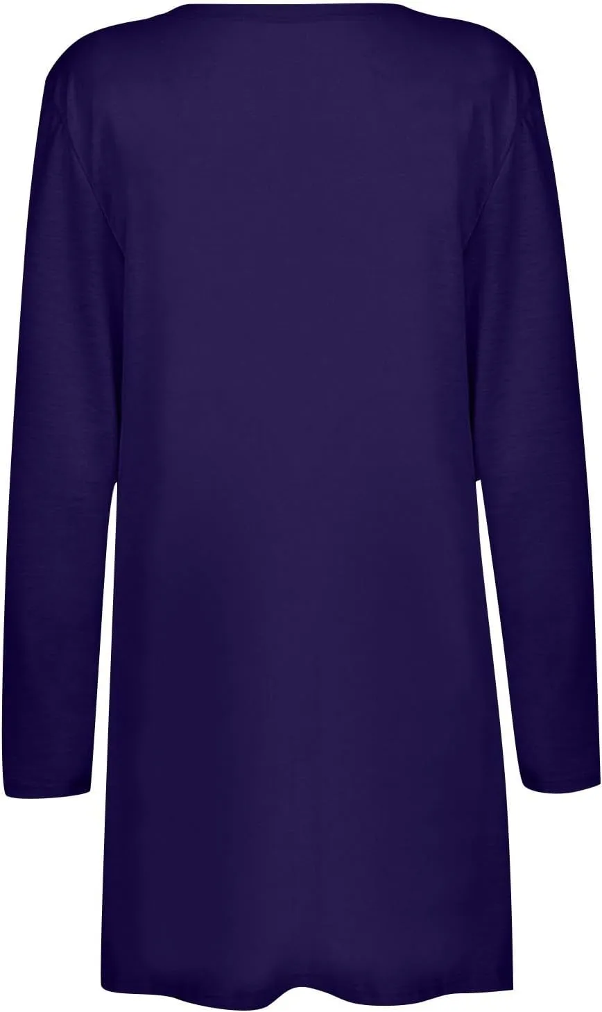 Long Cardigans for Women Fashion Plus Size Fall Sweaters for Women Casual Lightweight Cardigan for Women with Pockets