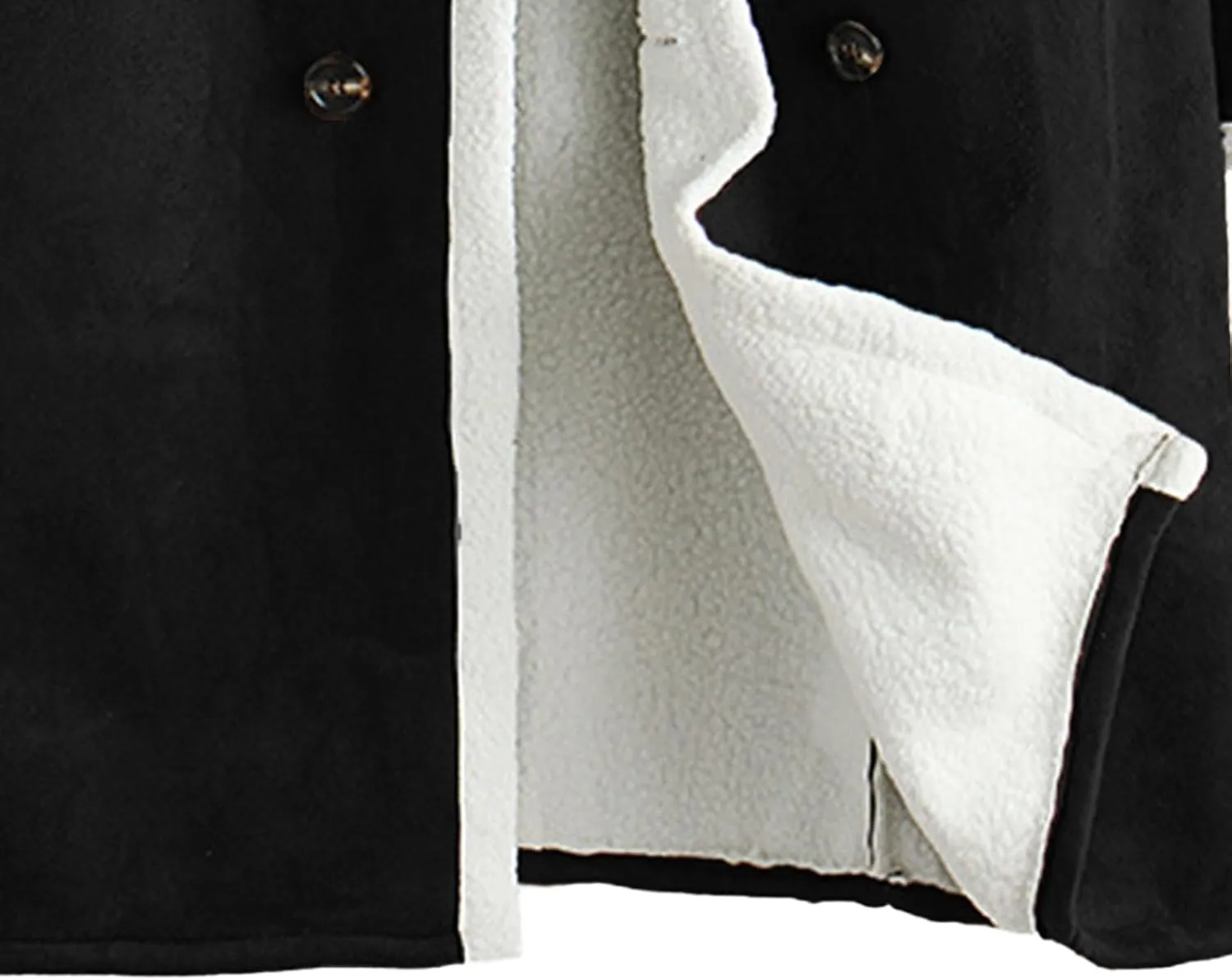 Maiyifu-GJ Mens Sherpa Lined PU Leather Coats Fur Collar Motorcycle Jackets Winter Windbreaker Trench Overcoat