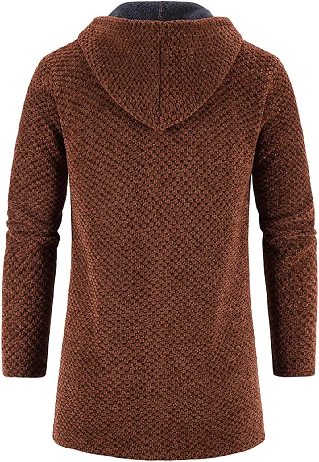 Mens Cardigan, Men's Sweaters Full Zip Slim Thick Knitted Cardigan Sweaters Solid Thick Jackets with Pockets