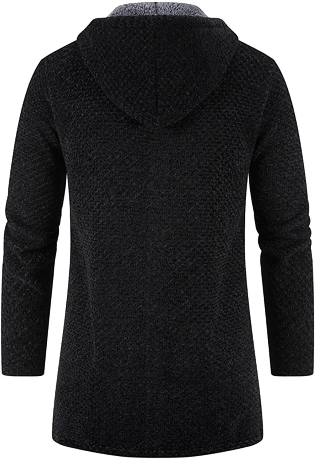 Mens Cardigan, Men's Sweaters Full Zip Slim Thick Knitted Cardigan Sweaters Solid Thick Jackets with Pockets