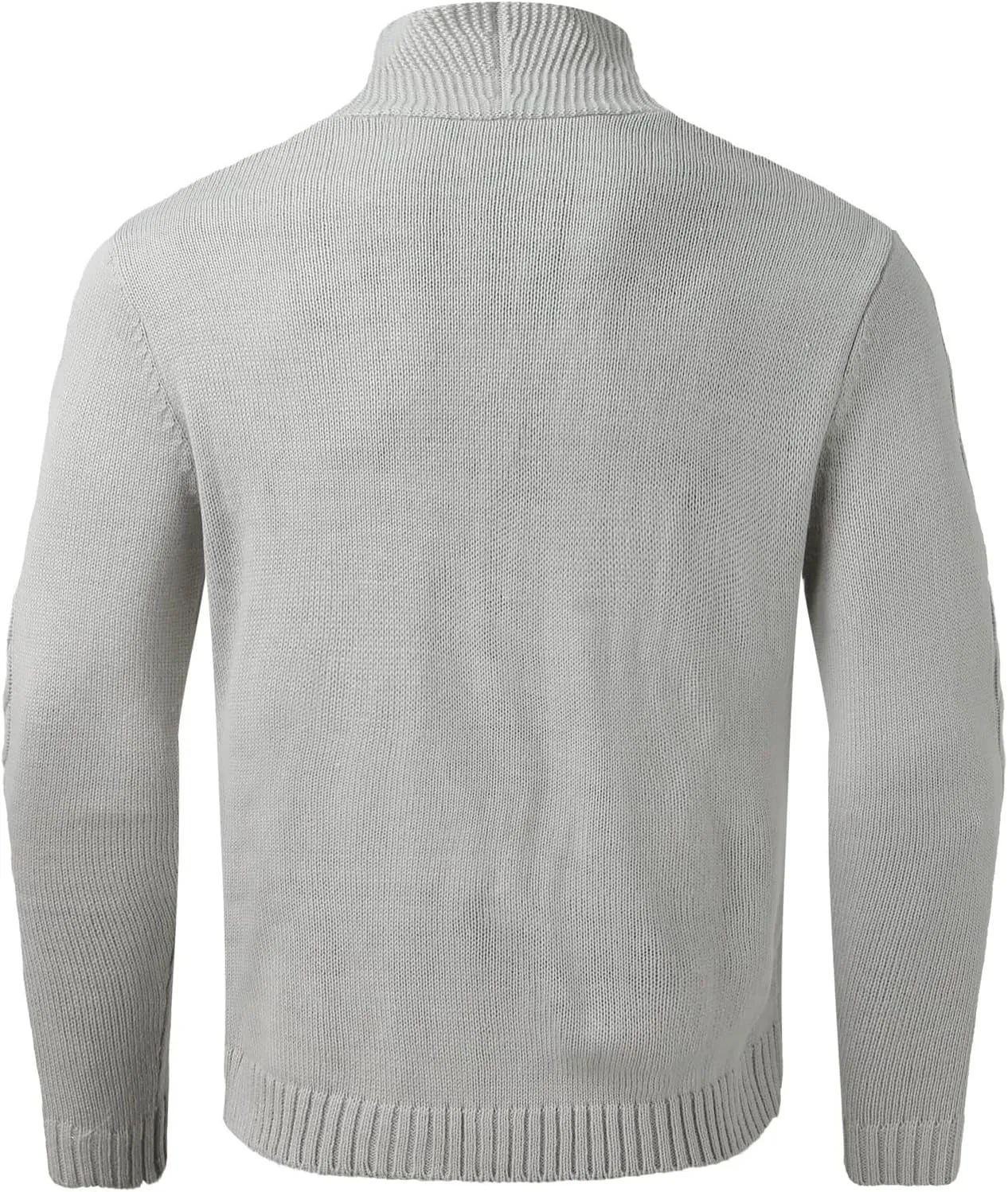 Men's Cardigan Sweater Button Down Long Sleeve Pullover Solid Color Knitted Hooded Casual Loose Knitwear with Pockets