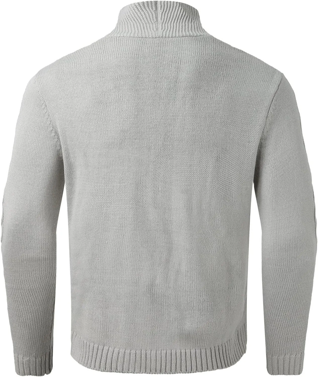 Men's Cardigan Sweater Button Down Long Sleeve Pullover Solid Color Knitted Hooded Casual Loose Knitwear with Pockets