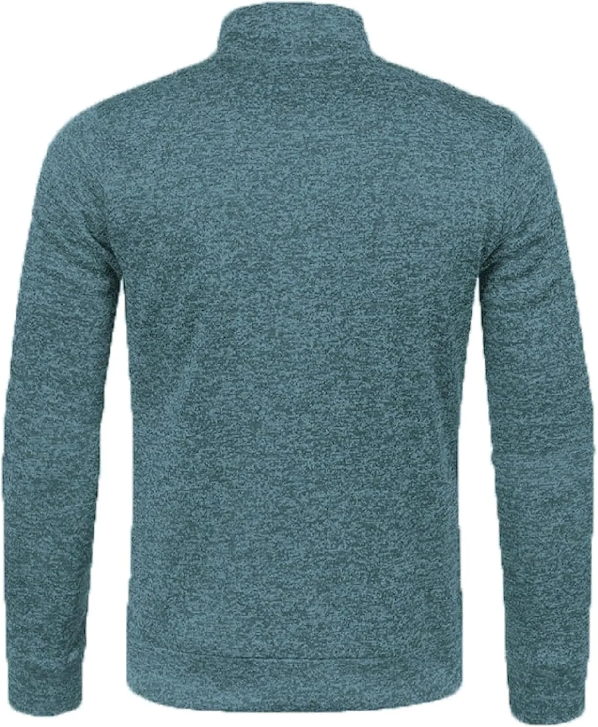 Men's Cardigan Sweaters Full Zip Up Stand Collar Slim Fit Casual Solid Color Knitted Sweater with 2 Front Pockets