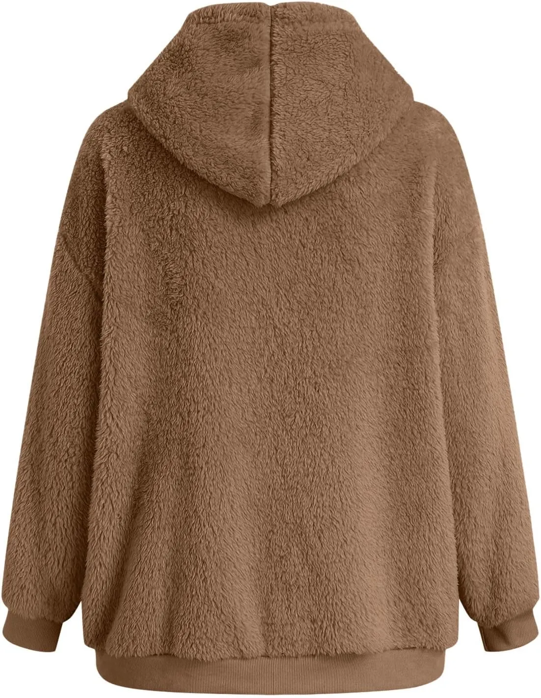 Men's Cashmere Sweaters, Men's Full Zip Fleece Flannel Jackets Shirt Cotton Hoodies Soft Warm Coat for Men with Hood