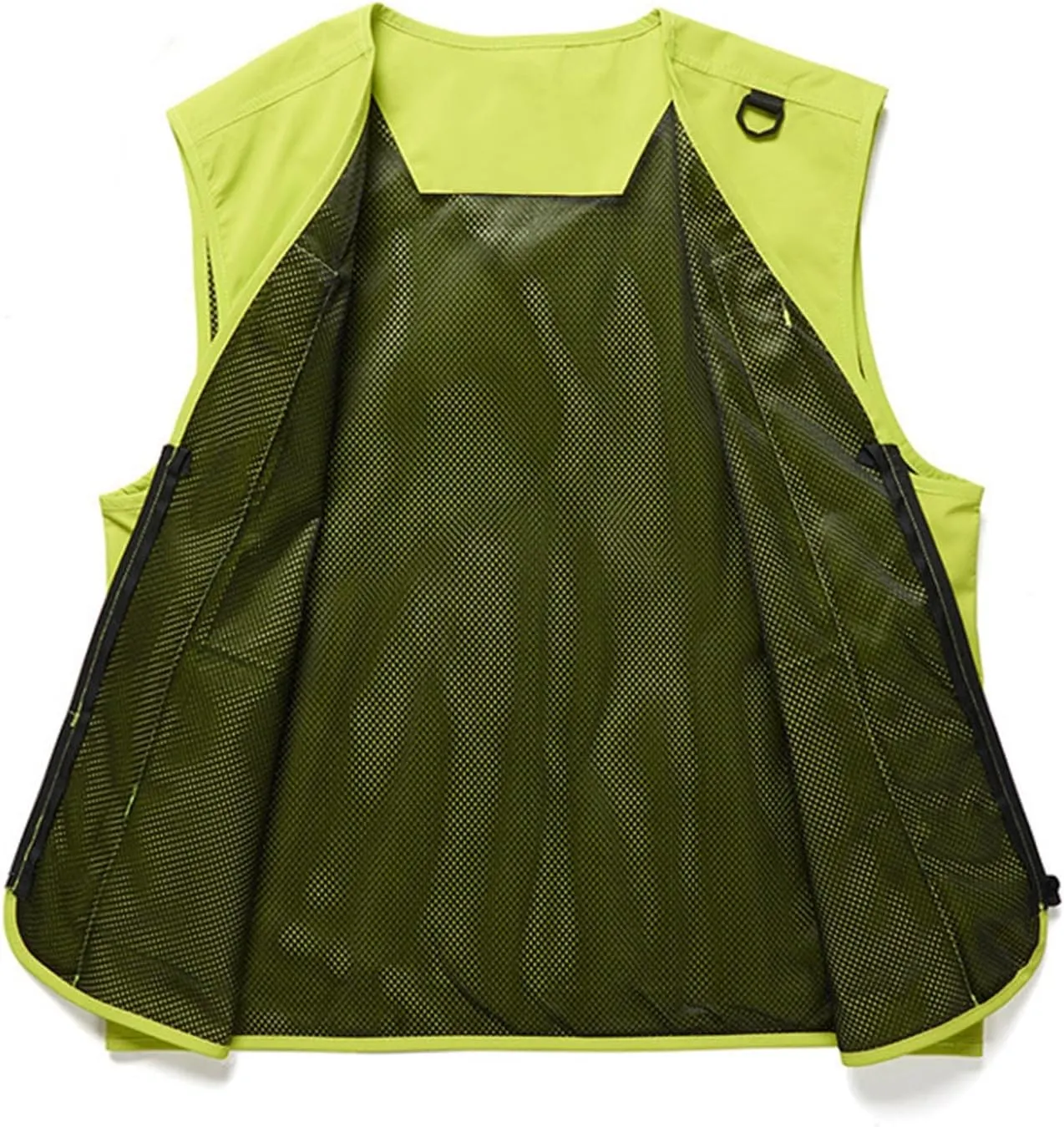 Men's Casual Travel Cargo Vest Outdoor Fishing Work Safari Waistcoat Sleeveless Utility Multi Pockets Hiking Jackets