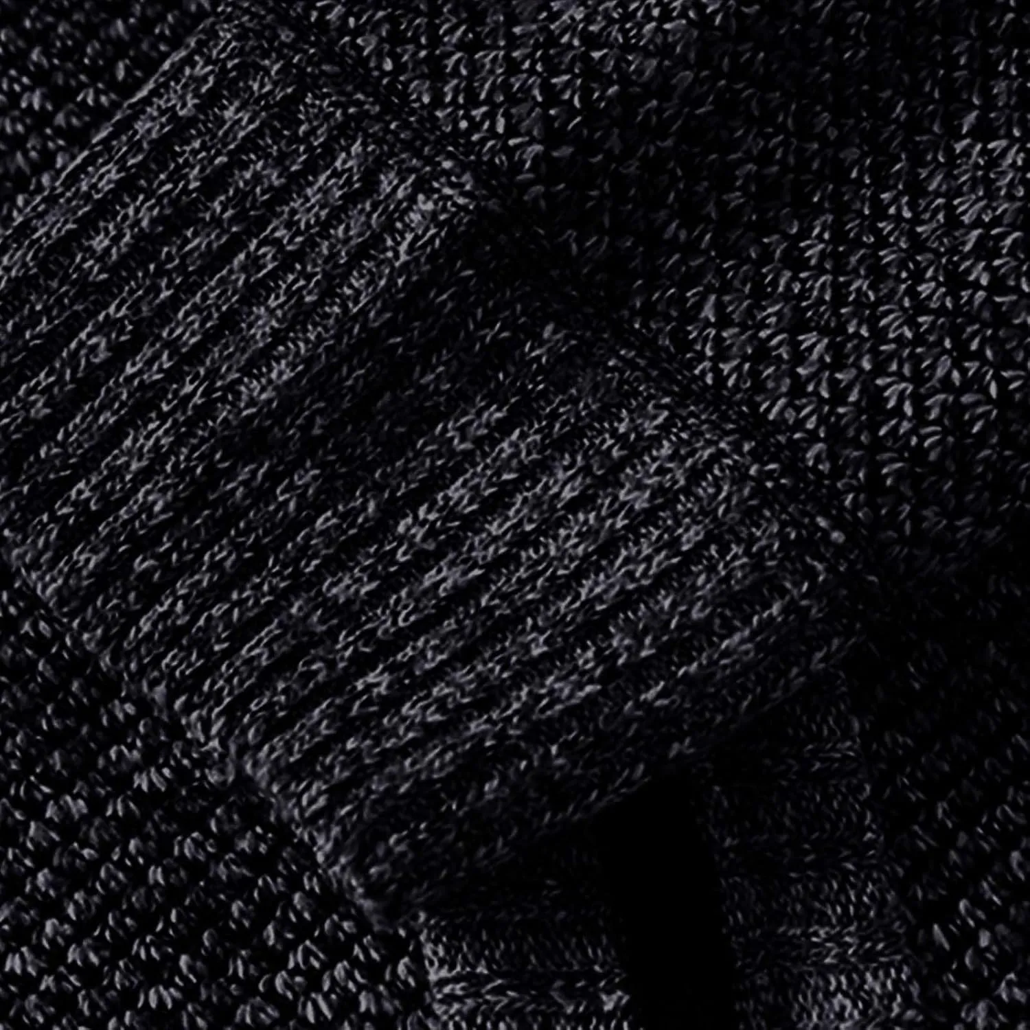 Mens Full Zipper Cardigan Sweater Stand Collar Thick Weave Pullover Thermal Knitted Tops Long Sleeve with Pockets