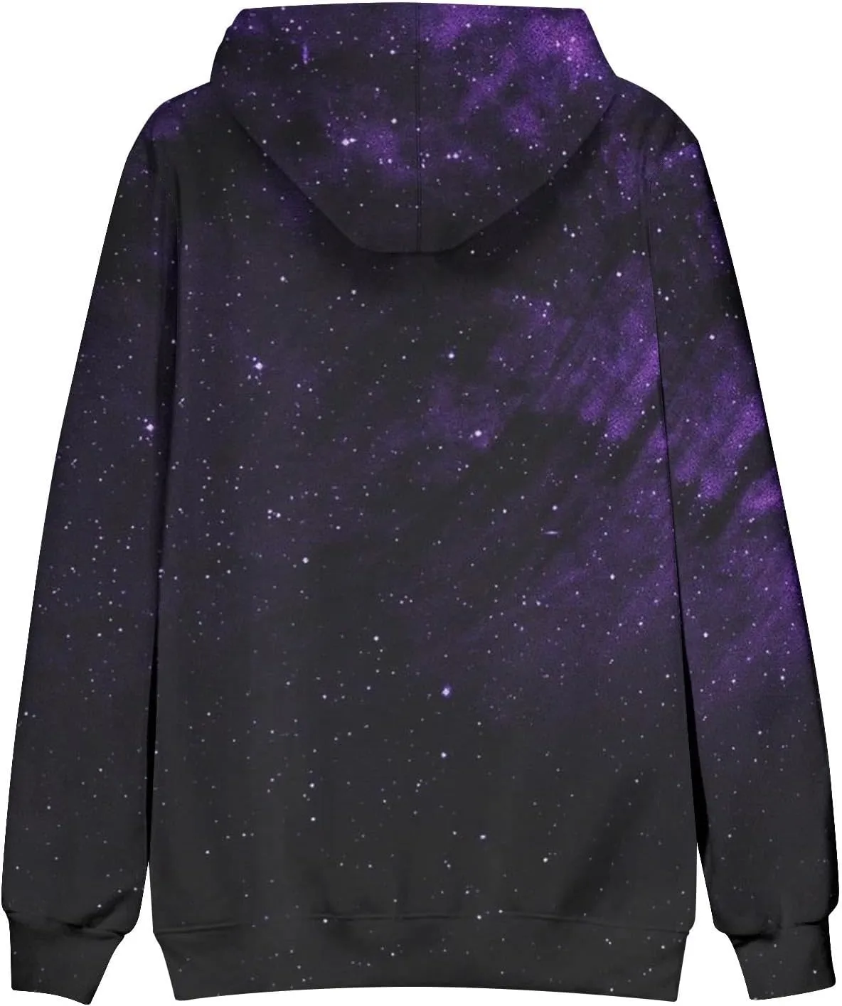 Men's Loose Long Sleeve Hoodies Sweatshirt Gradient Printed Hooded Sweatshirts Pocket Fall Winter Warm Pullover Tops