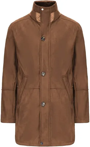 Men's Pea Coat Classic Long Trench Coat Coat Jacket Wool Long Sleeve Warm Coat Turn-down Collar Coat Warm Winter