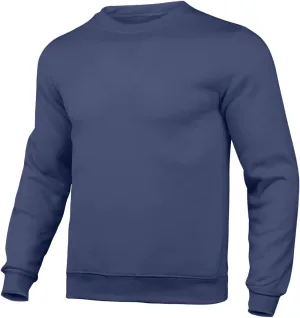 Men's Plain Pullover Sweatshirt Top Casual Crewneck Long sleeve Solid Color Lightweight Unisex Basic Leisure Jumper