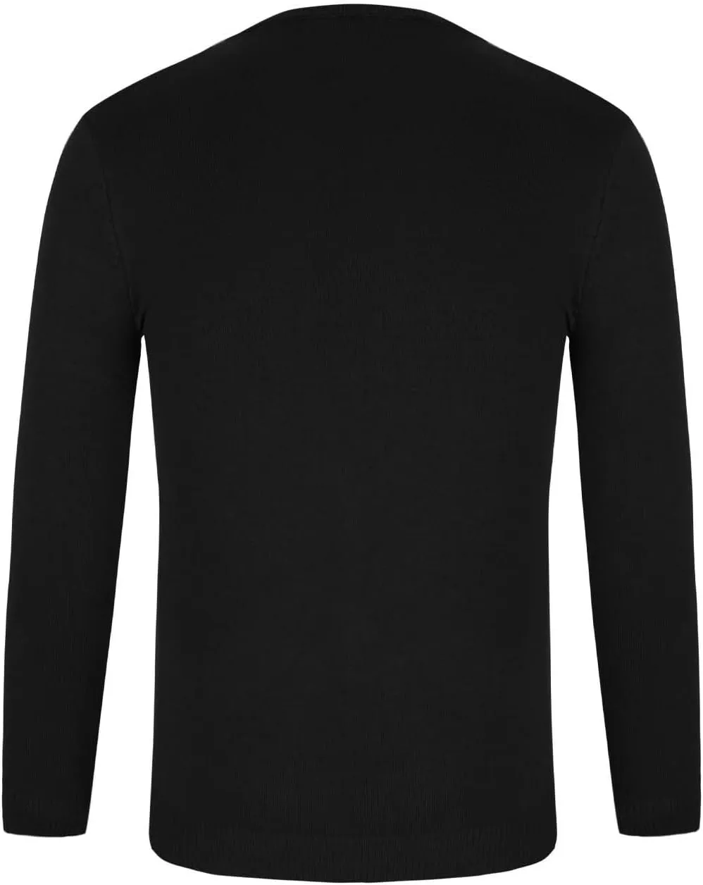 Mens V-neck Sweatshirts Casual Loose Solid Long Sleeve Base Pullover Top Classic Big and Tall Work Knit Sweater Shirt