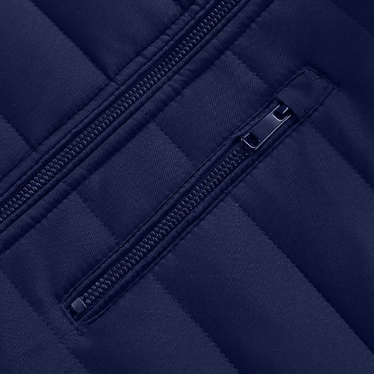 Men's Winter Sherpa Lined Jacket with Hood Warm Coats Fleece Zipper Hoodie Big and Tall Heavyweight Puffer Down Outwear
