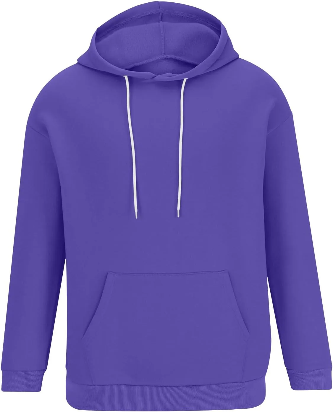 Muscularfit Mens Big and Tall Graphic Hoodies Causal Solid Drawstring Sports Pullover Hooded Long Sleeve Workout Sweatshirts
