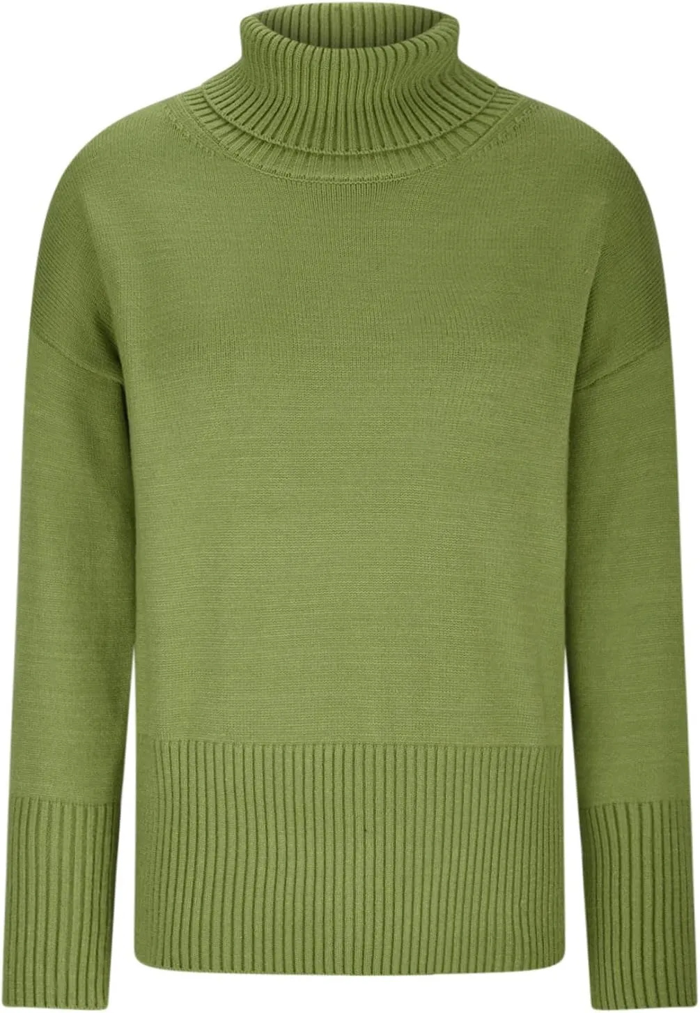 Oversized Turtleneck Sweater for Women Loose Casual Long Sleeve Knitted Fall Winter Soft Warm Pullover Jumper Tops